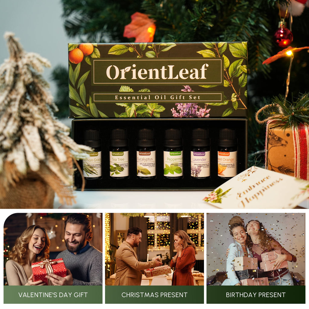 Essential Oils for Diffusers, 100% Natural Plant Extracts Six Scents