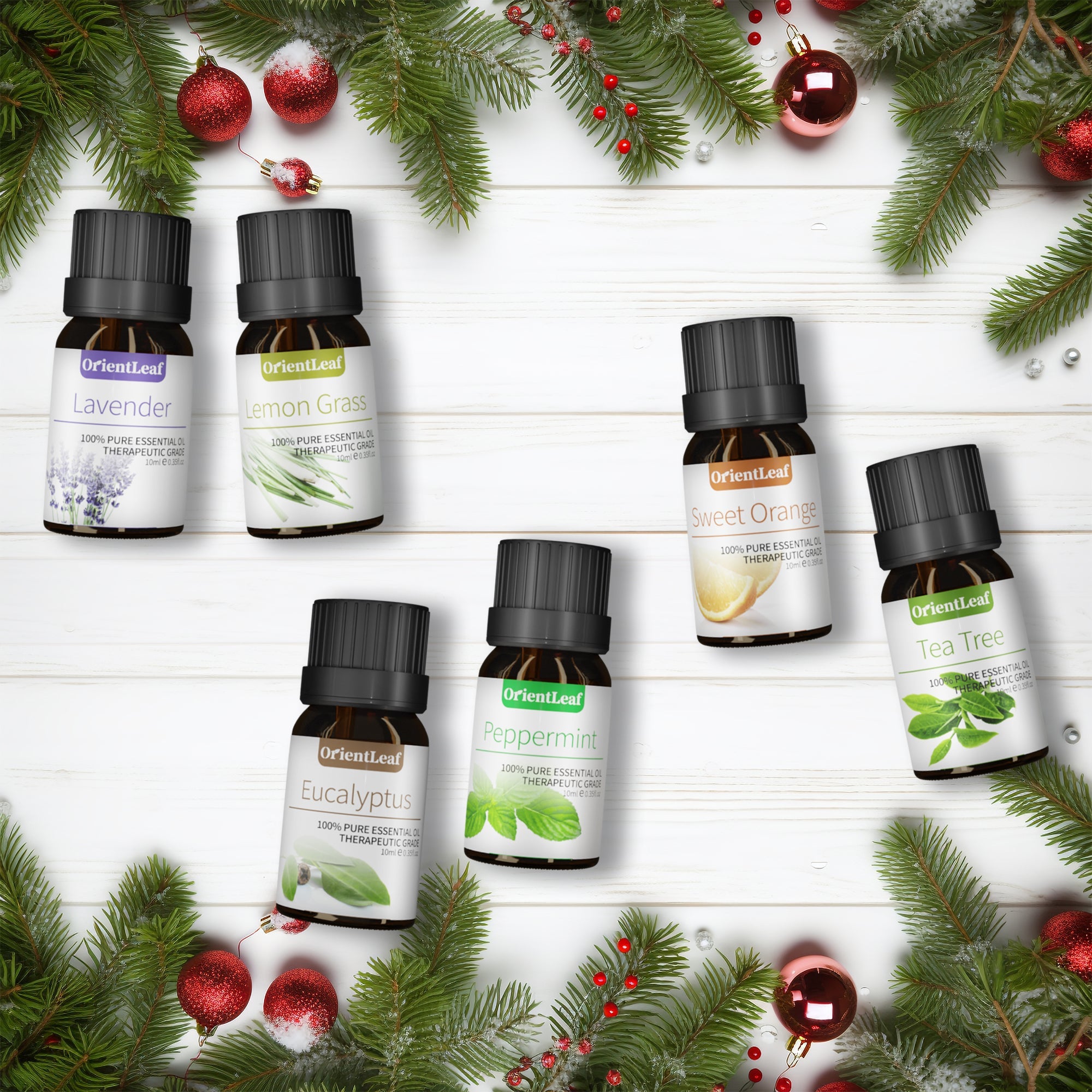 Essential Oils for Diffusers, 100% Natural Plant Extracts Six Scents