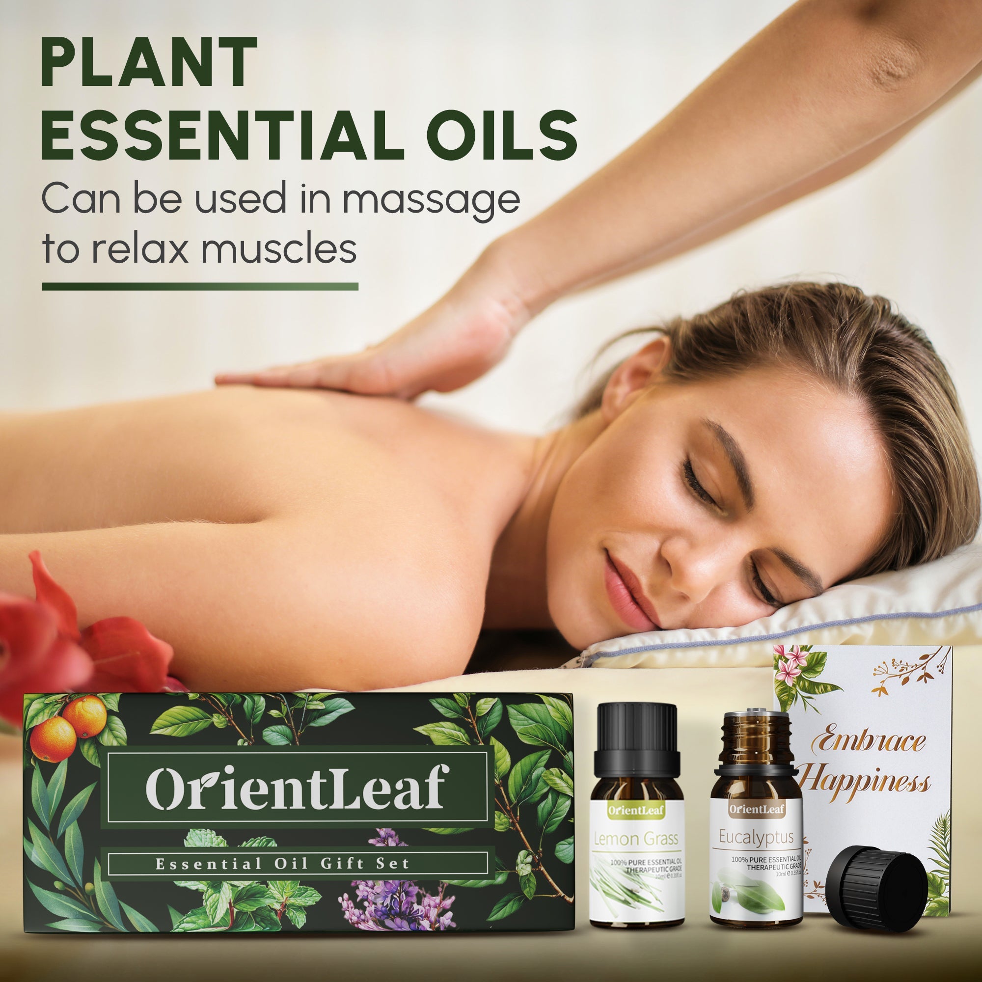 Essential Oils for Diffusers, 100% Natural Plant Extracts Six Scents