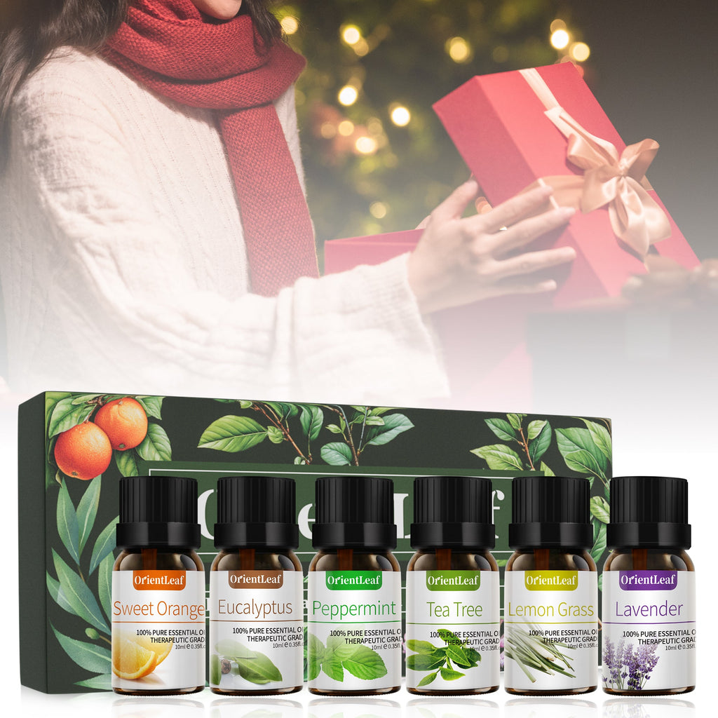 Essential Oils for Diffusers, 100% Natural Plant Extracts Six Scents