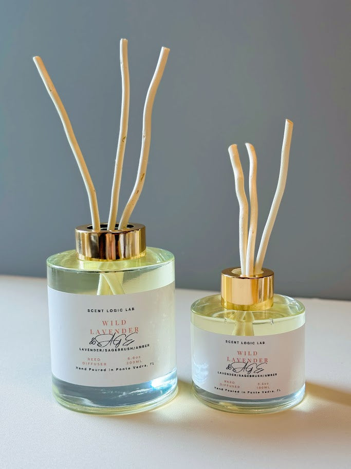Sea Salt and Orchid Reed Diffuser – 100ml & 200ml | Hand-Poured Aroma