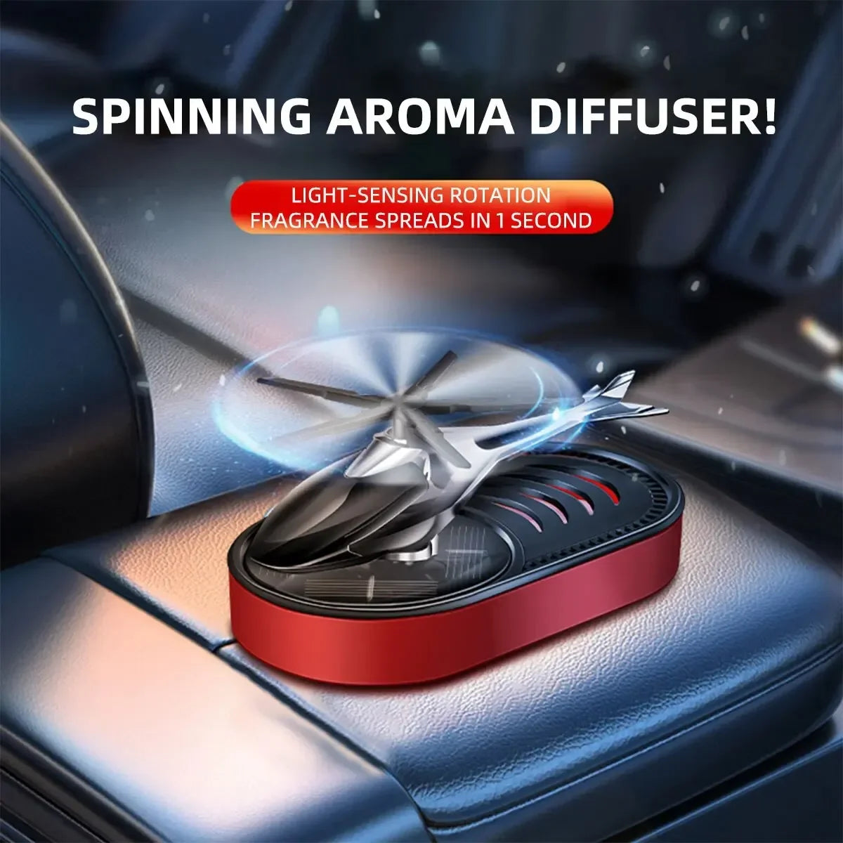 Car Aromatherapy Solar Plane Car Center Console Perfume Decoration Car