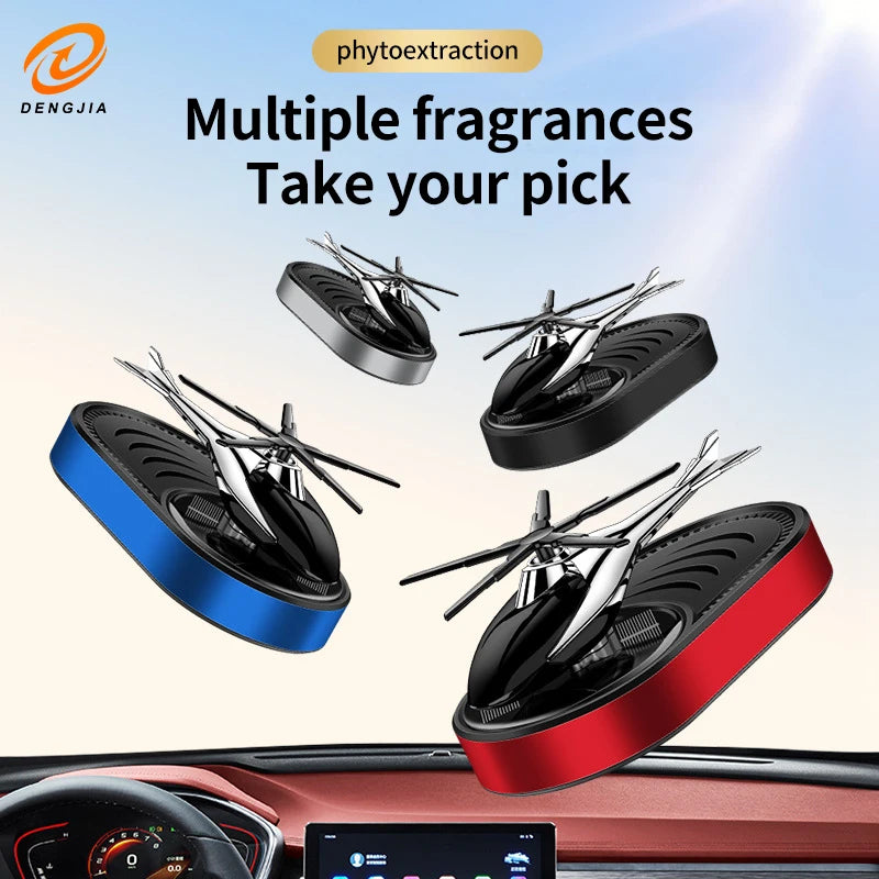 Car Aromatherapy Solar Plane Car Center Console Perfume Decoration Car