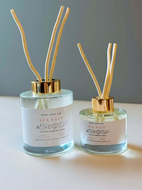 Sea Salt and Orchid Reed Diffuser – 100ml & 200ml | Hand-Poured Aroma